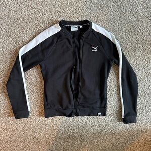 Like New Puma Black and White Track Jacket